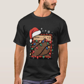 Camiseta Amp Guitarra Xadrez Búfalo de Natal com Chapéu do 