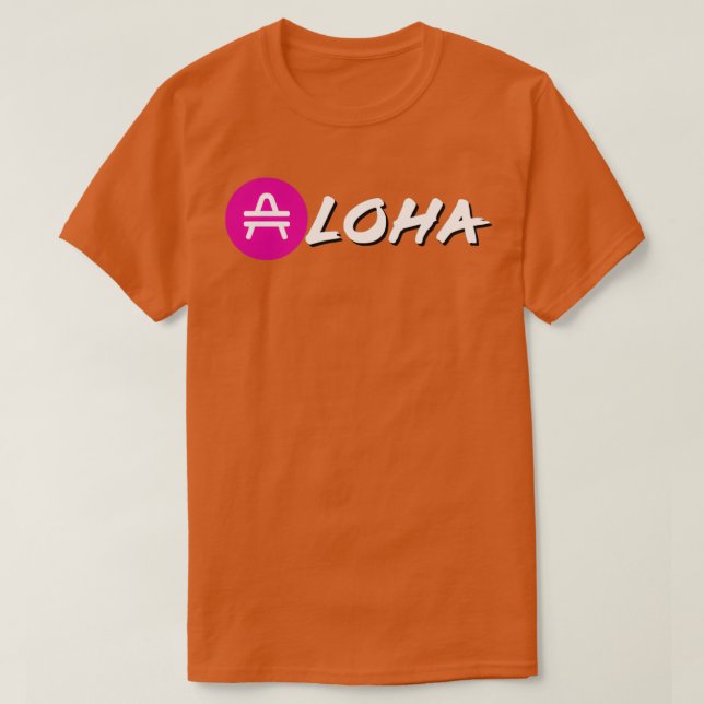 Camiseta AMP Token Aloha Solid Magenta (Frente do Design)