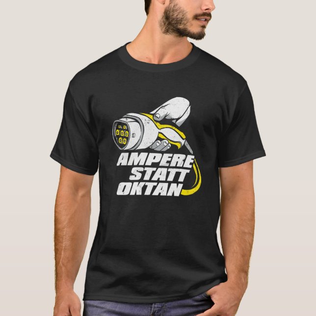 Camiseta Amperes De Condutor Elétrico Em Vez De Octano Para (Frente)