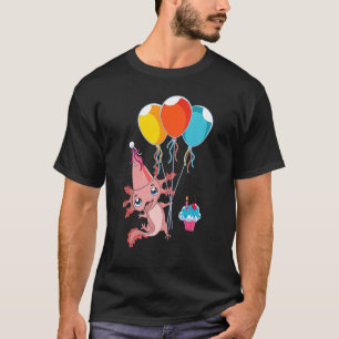 Camiseta Amphiber Salamander Cute Animal Aniversário de cri