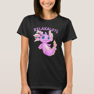 Camiseta Amphibio do Salamandre Mexicano Cute Axolotl