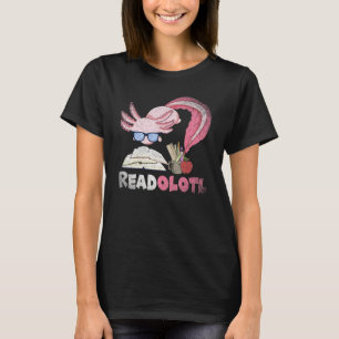 Camiseta Ampibismo De Leitura Animal Readolotl Axolot