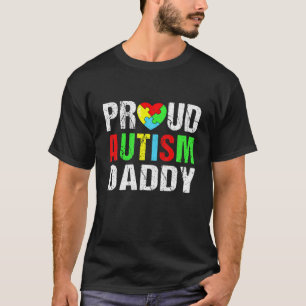 Camiseta Ampliação da família cardíaca do Pai Autismo e Org