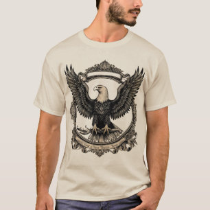 Camiseta Ampliação de Águia Vintage Majestésica