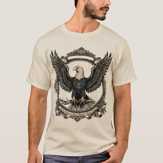 Camiseta Ampliação de Águia Vintage Majestésica (Frente)