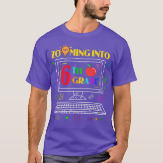 Camiseta Ampliando-se em 6 de volta para a Escola Virtual O