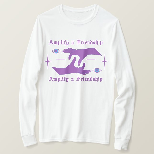Camiseta Ampliar Uma Amizade (Frente do Design)