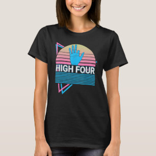 Camiseta Amputado Engraçado Amputação Retro Mão Erguida
