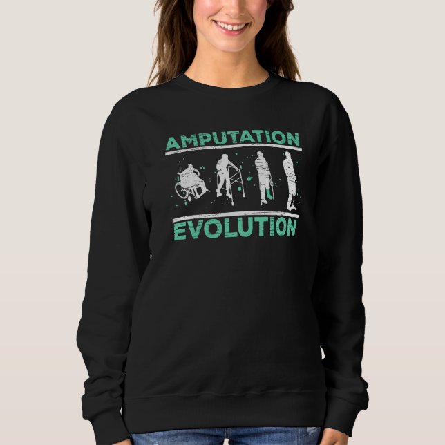 Camiseta Amputation Evolution Amputee Amputated Surgery   (Frente)