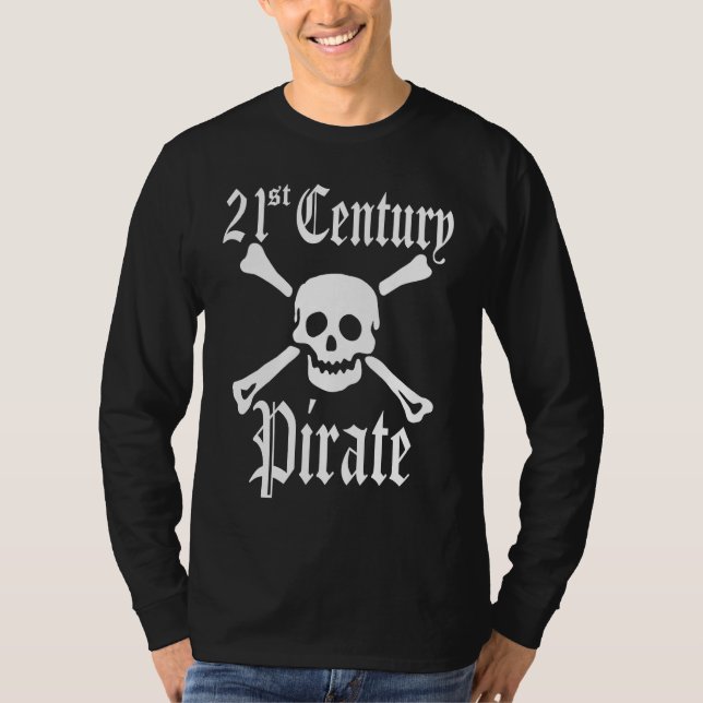 Camiseta Amputee 21 Century Pirata rua Amputação da Mão (Frente)