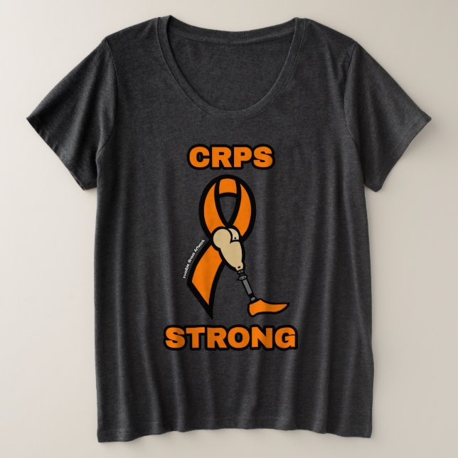 Camiseta Amputee...CRPS (Frente do Design)