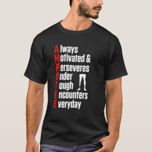 Camiseta Amputee Humor Definição Perna Braço Recuperação En
