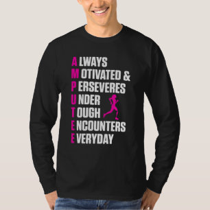 Camiseta Amputee Humor Definition leg Arm Engraçado Recuper