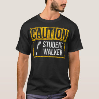 Camiseta Amputee Humor Estudante Caminhando Braço Perna Eng