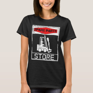 Camiseta Amputeo da perna da loja de peças de reposição