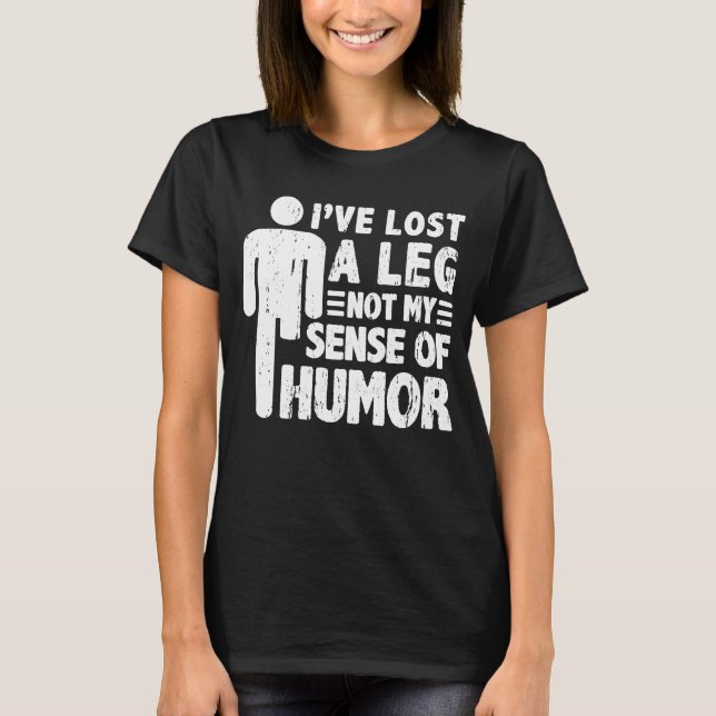 Camiseta Amputeo Da Perna Prostética (Frente)