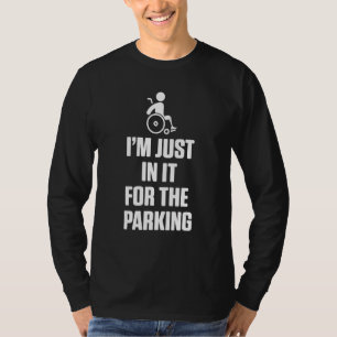 Camiseta Amputeo Humor Estacionar Perna Braço Engraçado Rec