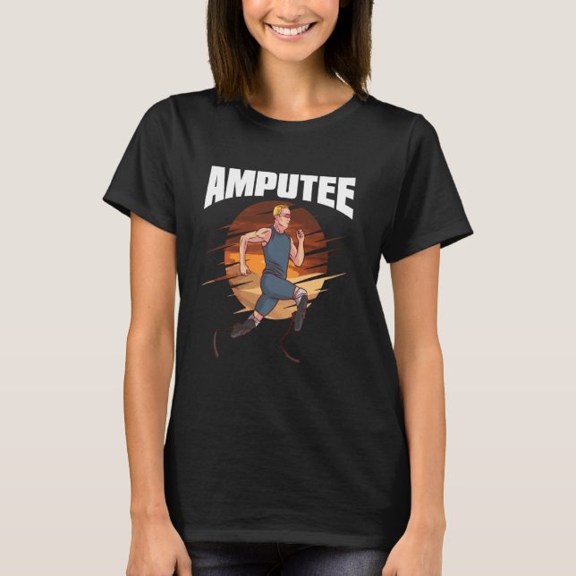 Camiseta Amputeo Humor Raça Perna Braço Engraçado Recuperaç (Frente)