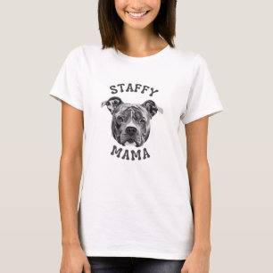 Camiseta Amstaff Mama Cute American Staffordshire Terrier