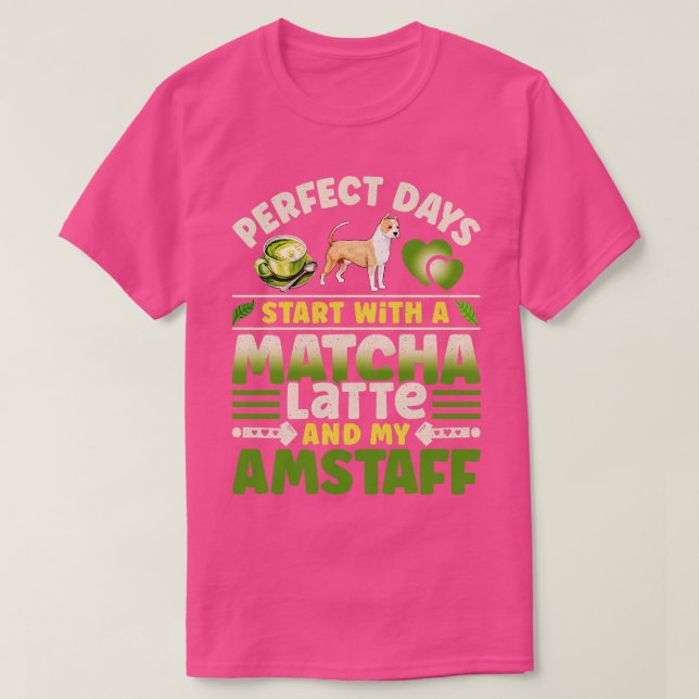 Camiseta AmStaff Matcha Latte (Frente do Design)