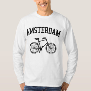 Camiseta Amsterdã - Holanda Bicicleta Holland Gift