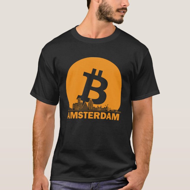 Camiseta Amsterdam Bitcoin Maximalist  Bitcoin Amsterdam Sk (Frente)