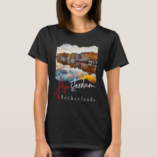 Camiseta Amsterdam Netherlands Souvenir