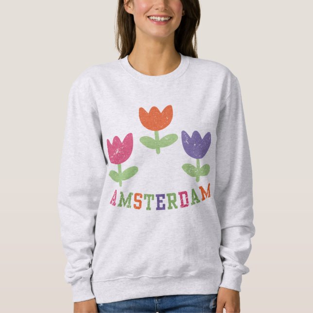 Camiseta Amsterdam Tulips (Frente)