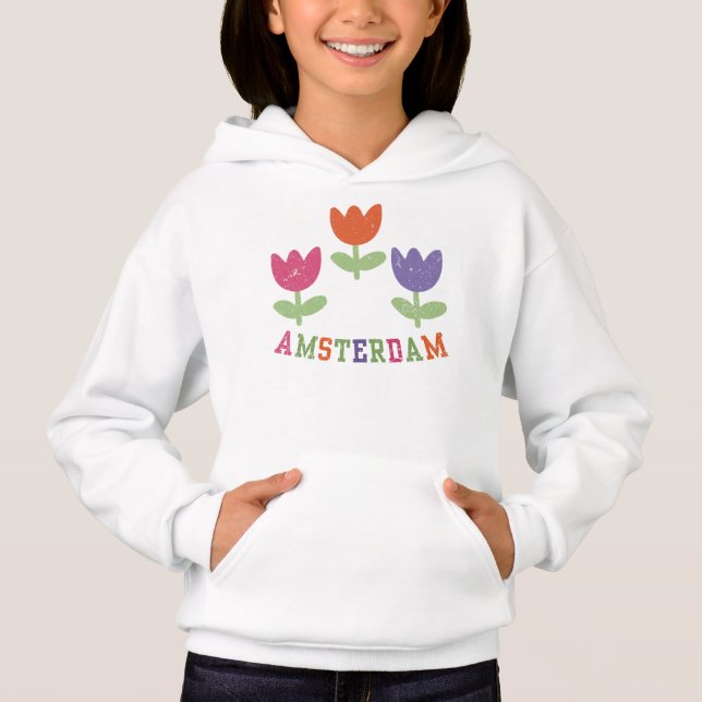 Camiseta Amsterdam Tulips (Frente)