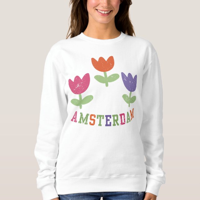Camiseta Amsterdam Tulips (Frente)