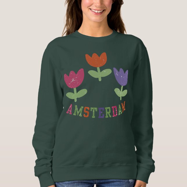 Camiseta Amsterdam Tulips (Frente)