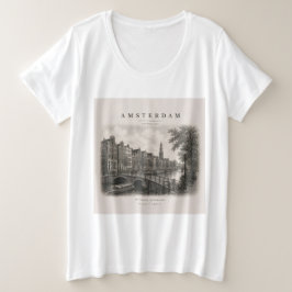 Camiseta Amsterdam | Vintage Travel City Design