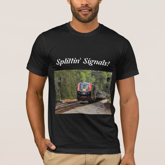 Camiseta Amtrak Dividindo Sinais (Frente)