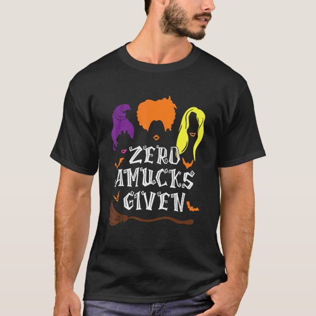 Camiseta Amuck Halloween Bruxa Zero Amucks Dava Figurino (Frente)