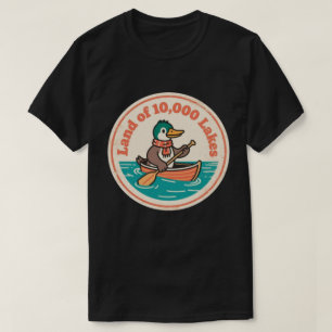 Camiseta Amuleto da Estrela do Norte_ Loon Bird Vintage de 