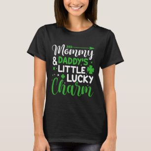 Camiseta Amuleto da Sorte da Mamãe e do Papai no Dia de São