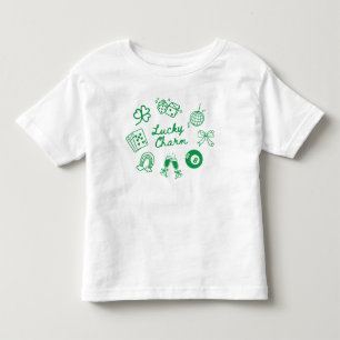 Camiseta Amuleto da Sorte Dia de São Patrício Trevo Sortudo