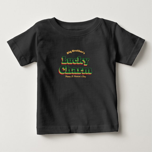 Camiseta Amuleto da Sorte do Irmão Mais Velho St. Patrick's (Frente)