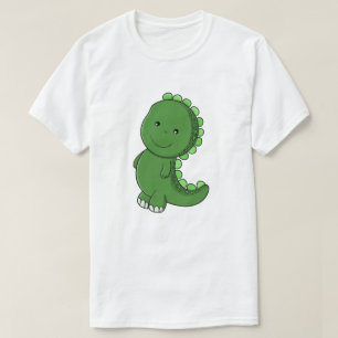 Camiseta Amuleto de Dinossauro Esmeralda