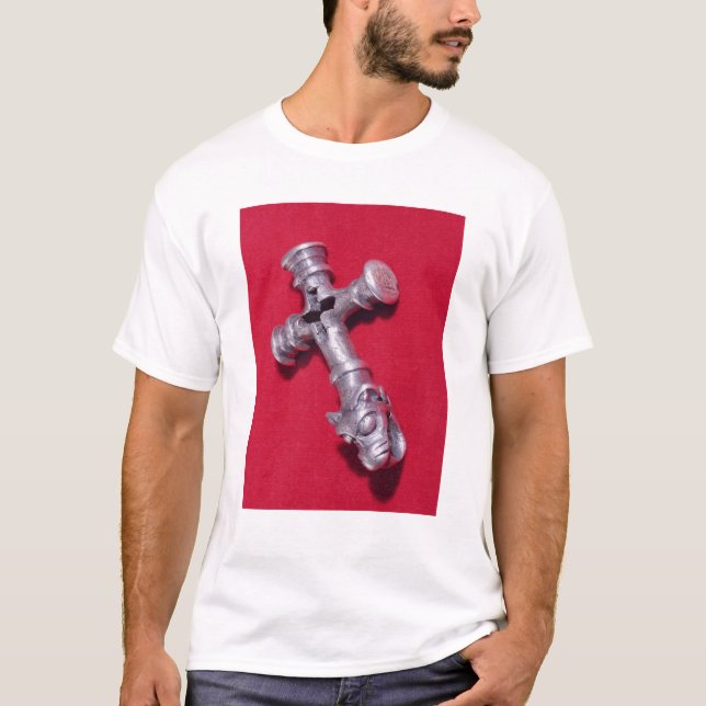 Camiseta Amuleto de Viking na forma de uma cruz (Frente)