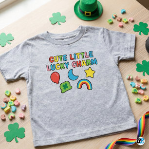 Camiseta Amuleto Sortudo Fofo Dia de São Patrício Cereal I
