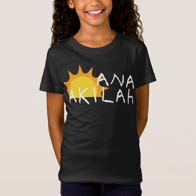 CAMISETA ANA AKILAH. (Frente)