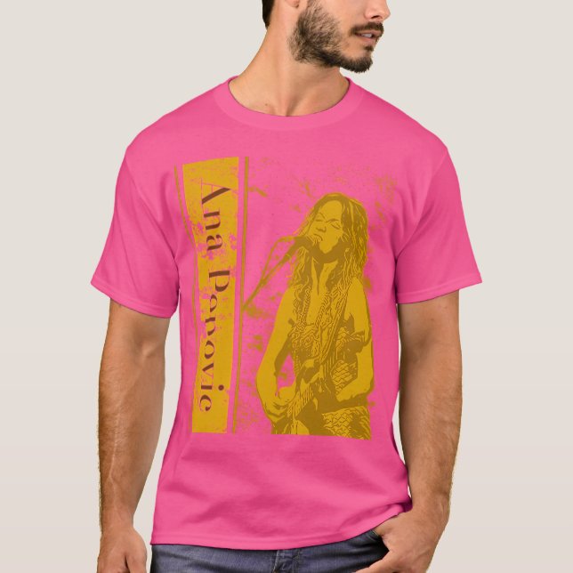 Camiseta Ana Popovic Blues Rock (Frente)