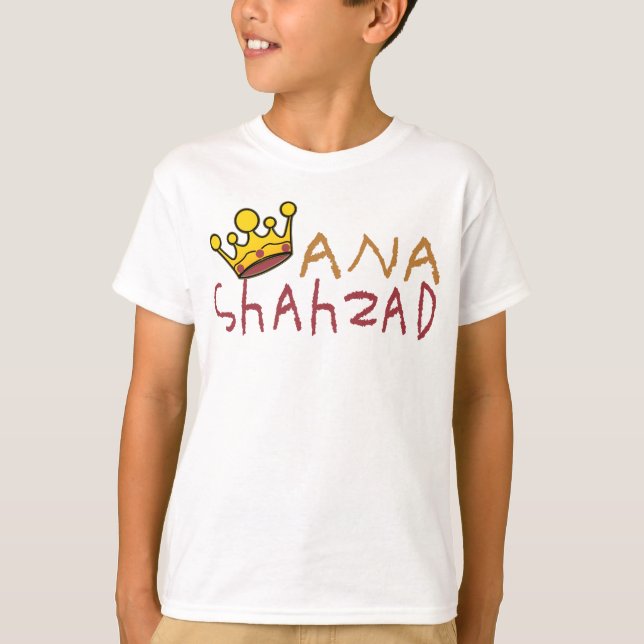 CAMISETA ANA SHAHZAD. (Frente)
