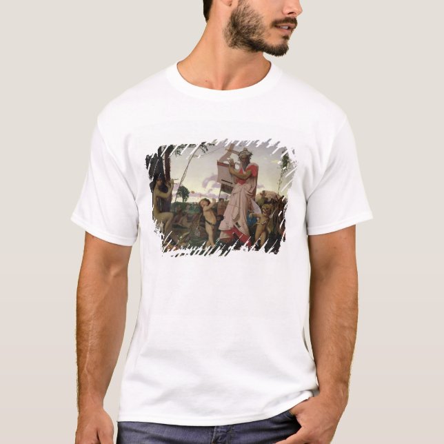 Camiseta Anacreon, Baco e Afrodite, 1848 (Frente)