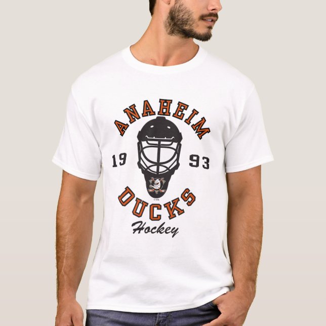 Camiseta Anaheim Ducks Hockey Mask White Officially License (Frente)
