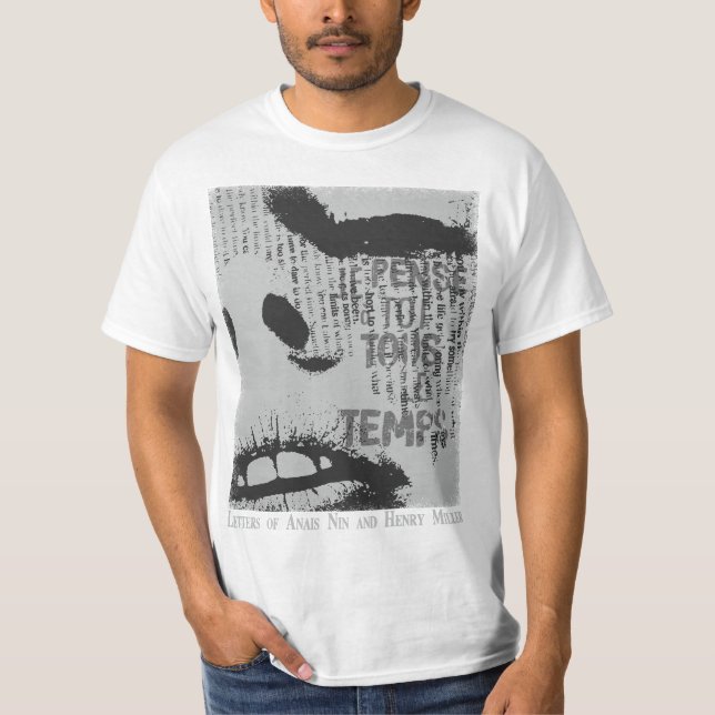 Camiseta Anais Nin/Henry Miller (Frente)