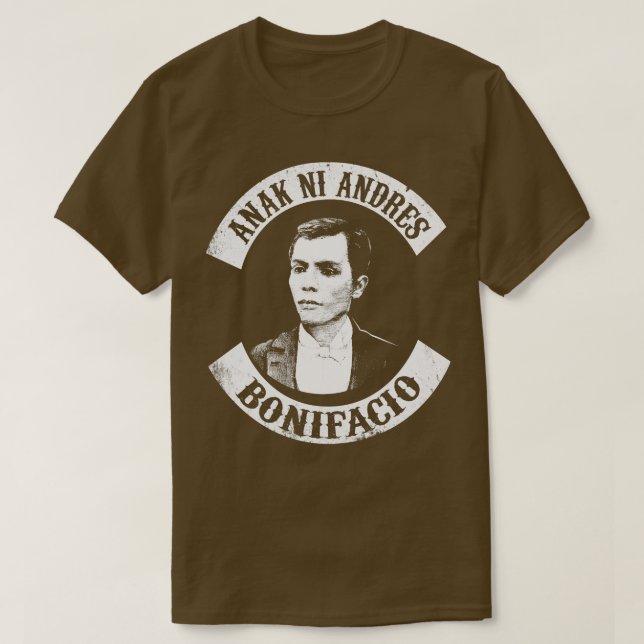Camiseta Anak Ni Andres Bonifacio Orgulhoso Slogan Filipino (Frente do Design)