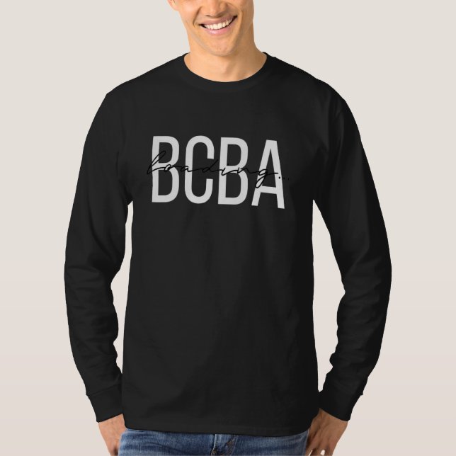 Camiseta Anal De Comportamento Aplicado Bcba Em Andamento (Frente)