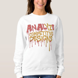 Camiseta Analisar os designs concorrentes, a competitividad